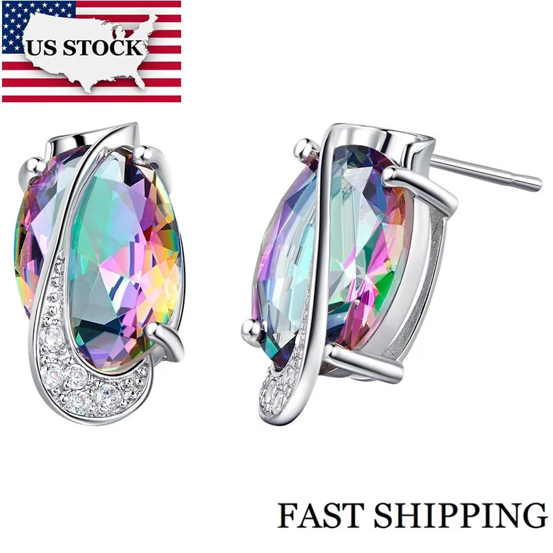 Американские фондовые серьги аксессуары гвоздики свадебные