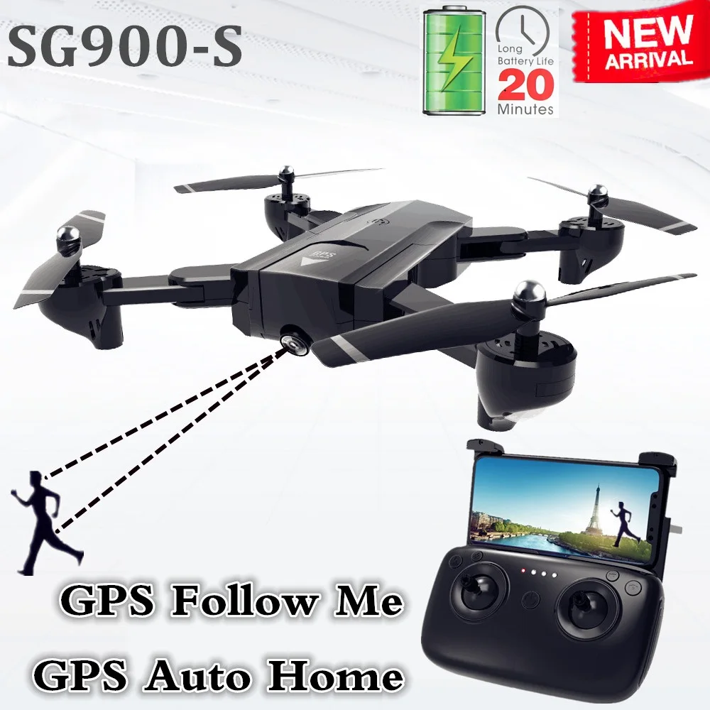 Новый SG900 S SG900s Дрон с GPS камерой 1080 P Профессиональный RC FPV Wi Fi дроны Follow Me (следуй за