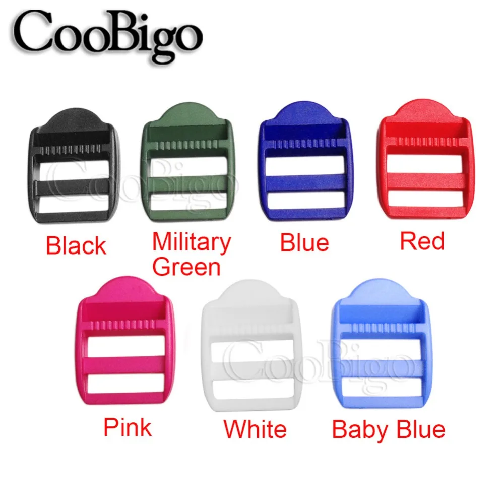 5 шт. пластиковый тройной скользящий слайдер пряжка лестничный замок для рюкзака