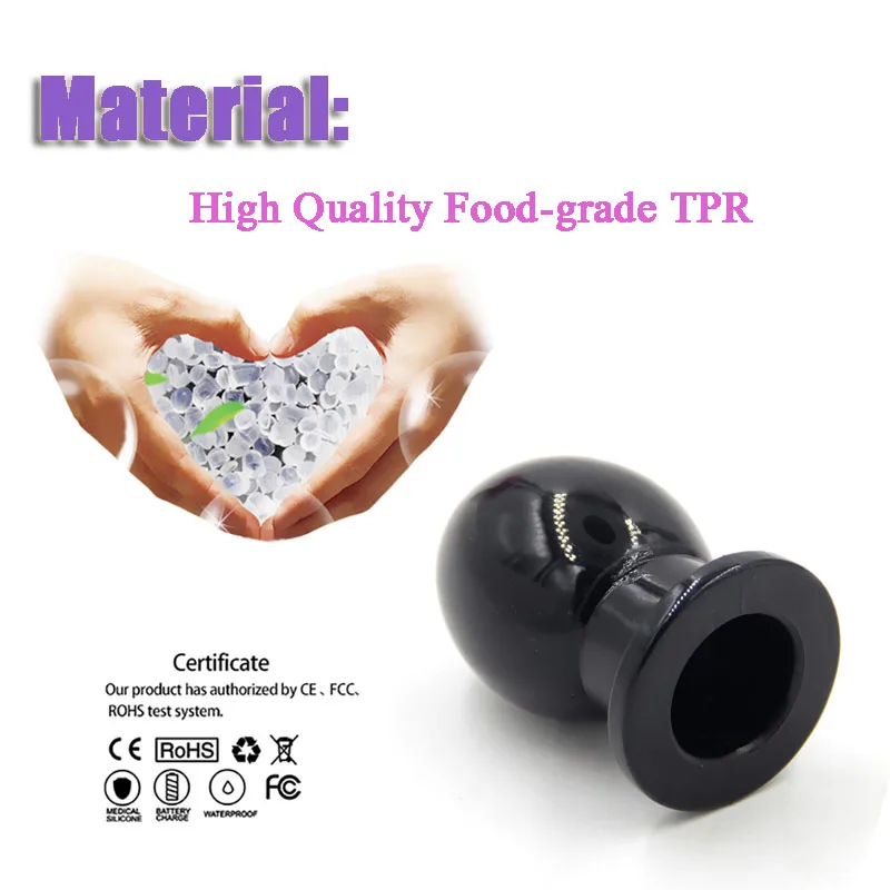 Полая силиконовая Анальная пробка массаж простаты клизма секс-игрушки