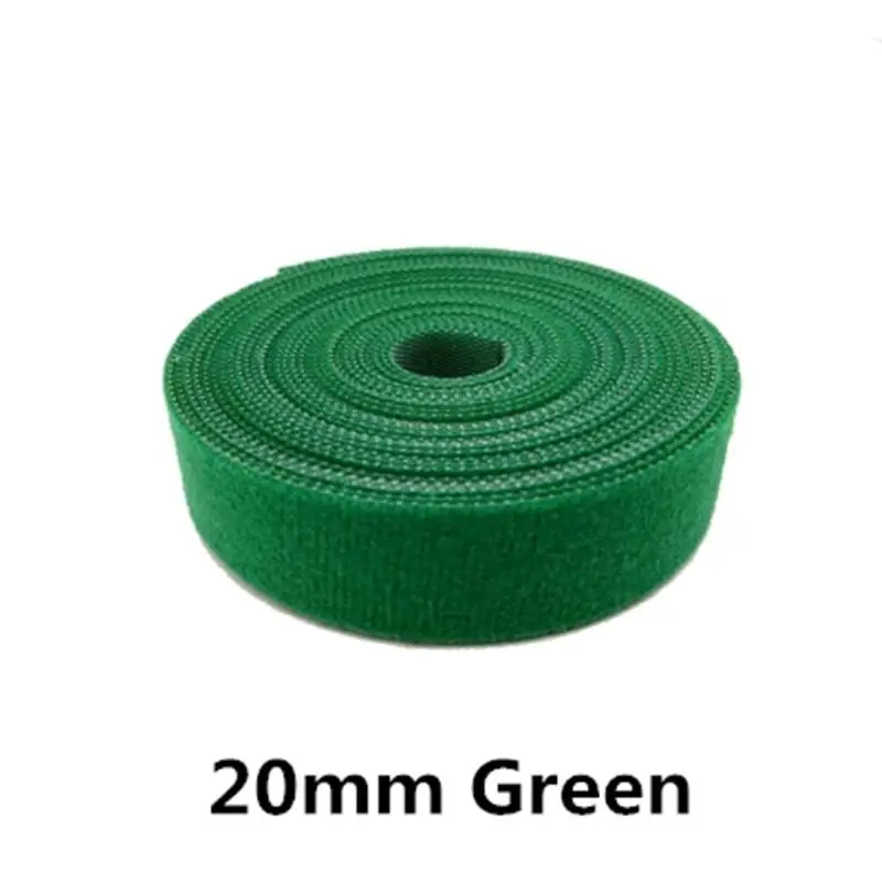 Green 2cm X 3M Волшебная Стикеры NylonHooks петли клейкая крепежная лента к спине Self швейные принадлежности "сделай сам" аксессуары лента-липучка «Magic Tape» 3 м 15/20 мм - Цвет: Green 2cm X 3M