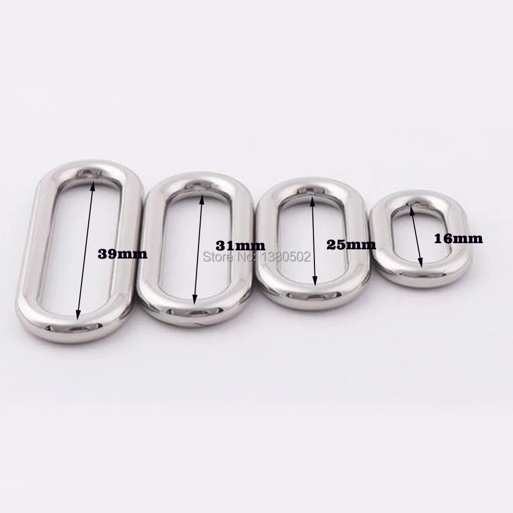 8 шт./лот серебряного цвета металлический сплав высшего качества овальные кольца