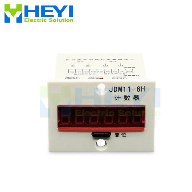 JDM11-6H 4pin 6-Digits Display Electronic Counter Hour Meter Industrial Mechanical Timer Generator | Обустройство дома