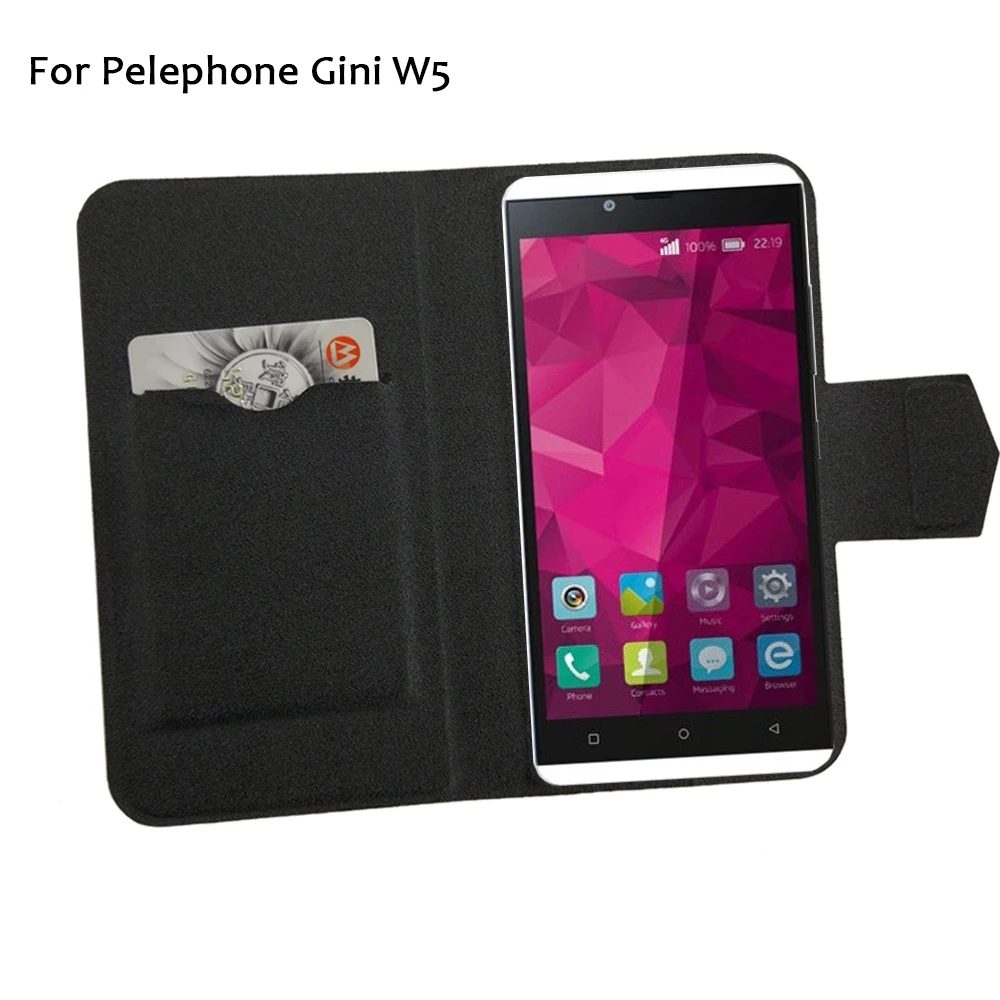 5 цветов Лидер продаж! Кожаный чехол для телефона Pelephone Gini W5 Модный Роскошный
