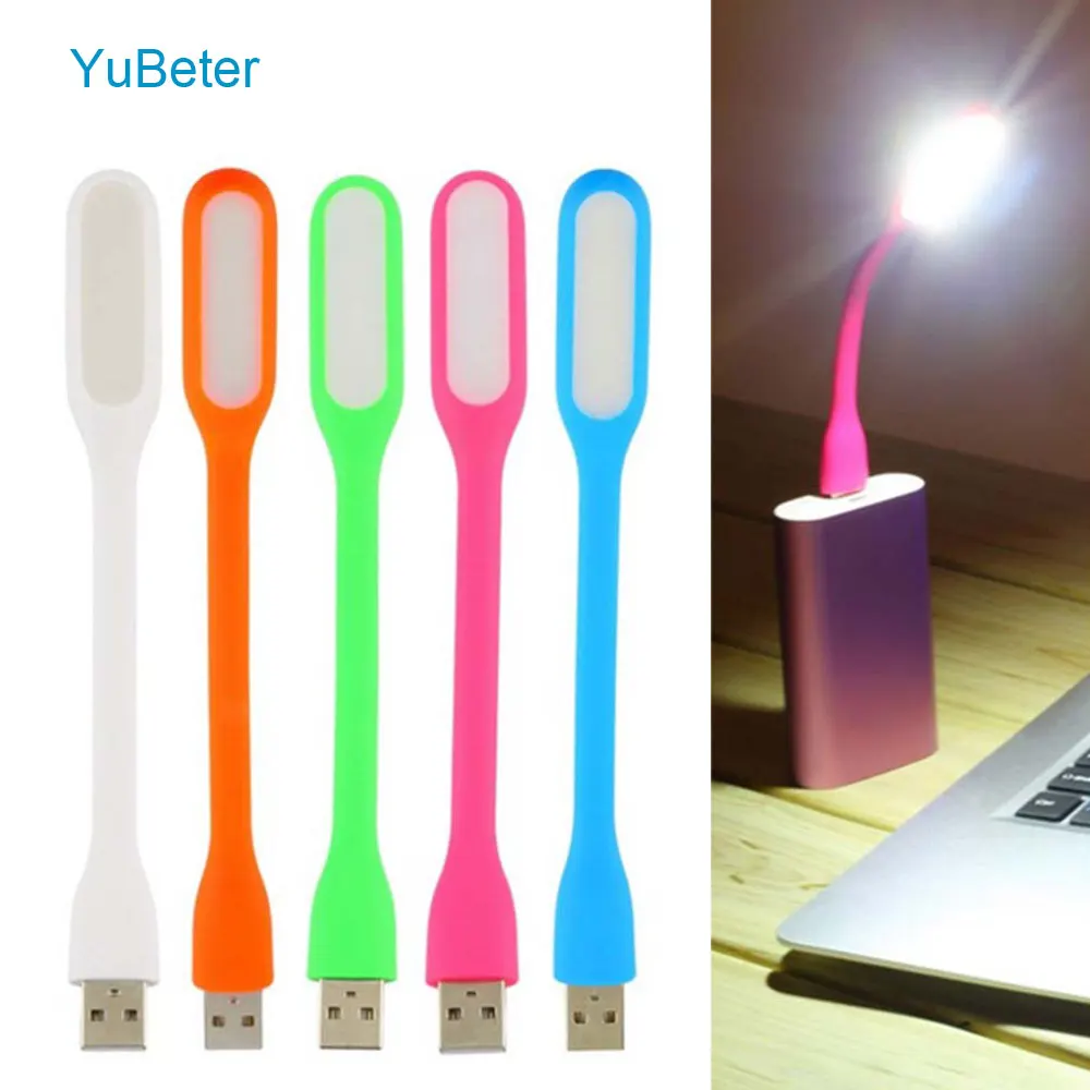YuBeter USB светильник маленький гибкий USB светодиодный светильник s настольная лампа гаджеты Портативная USB ручная лампа для внешнего аккумулятора компьютера ноутбука