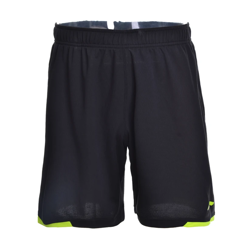 Мужские шорты Li Ning для бадминтона дышащие спортивные с подкладкой из 100%