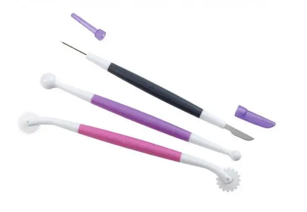 3 шт цветок Моделирование режущие колеса инструменты торт с помадной глазурью