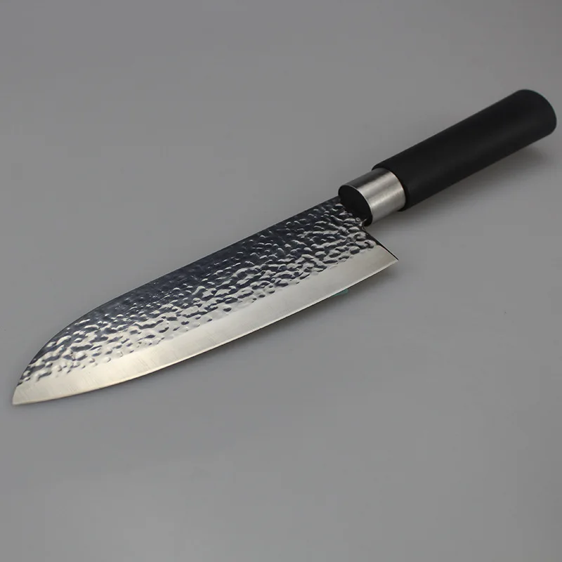 1 шт. кухонный нож шеф повара Santoku для резки мяса ножи овощей из нержавеющей стали