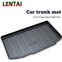 ealen 1pc car rear trunk cargo mat for nissan march k13 2009 2010 2011 2012 2013 2014 2015 2016 car anti slip mat accessories