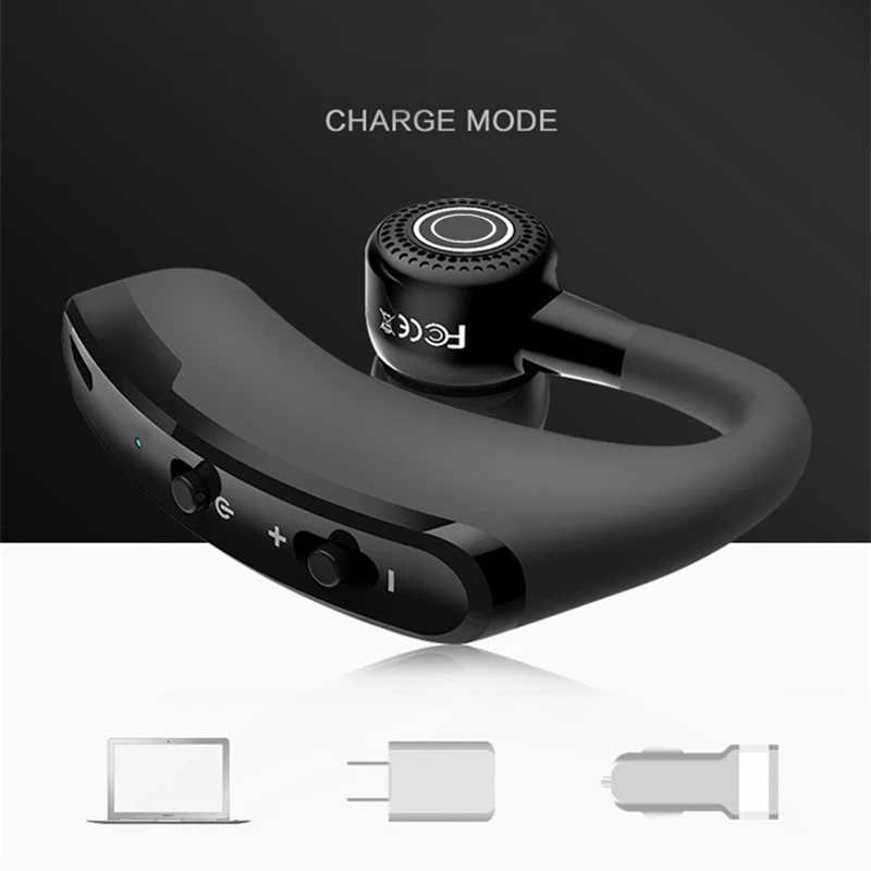 V9 громкой связи Bluetooth гарнитура для Бизнес Беспроводной с микрофоном голосовое