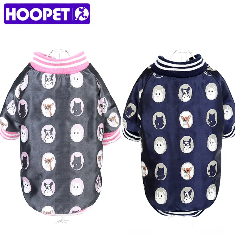 HOOPET Dog Pet Warm Winter Coat Jacket Animal Print Soft Fleece Puppy Hoodie Clothes Supplies|dog puppy clothes|puppy coatpet dog warm clothes |