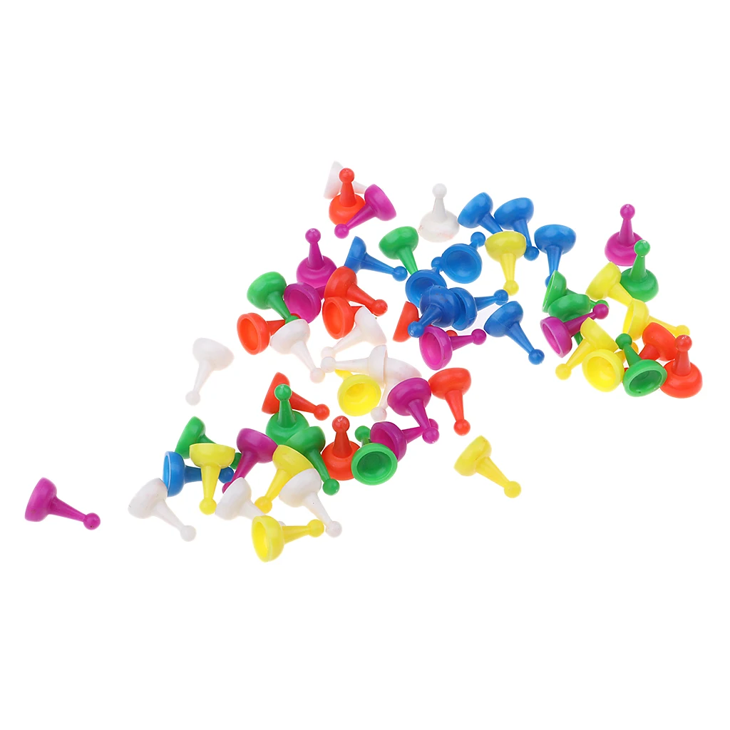 60 шт./упак. пластиковые шахматы Chessman для шашки Halma аксессуары настольной игры