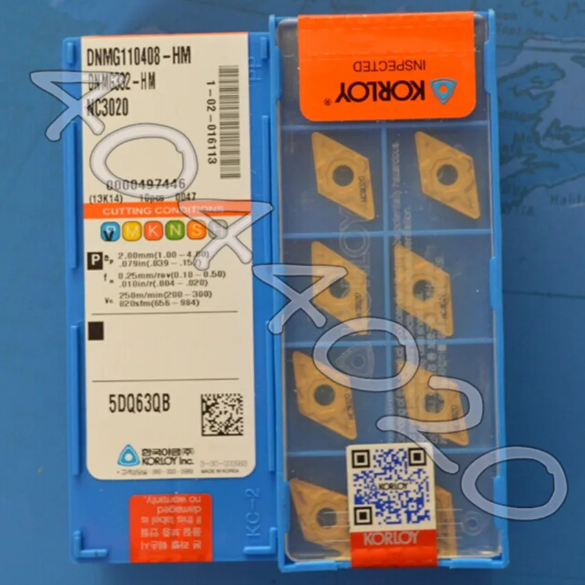 

DNMG110408-HM NC3020 DNMG332-HM NC3020 10 шт./кор. KORLOY Carbide blade