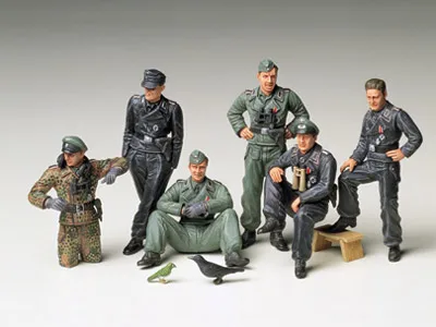 Немецкая сборка танка Tamiya 35201 1/35 миниатюрная времен Второй мировой войны военные