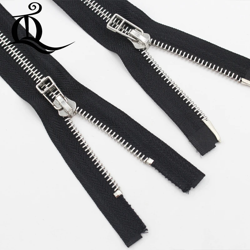 75 см 1 шт. двойной съемник металлической застежкой молнией украшенная