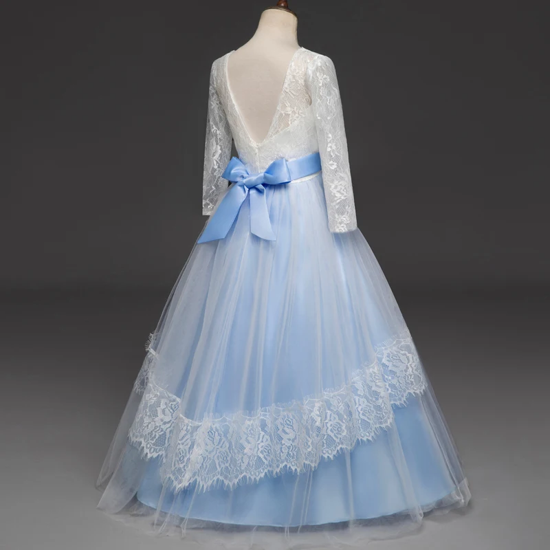 Нарядное элегантное платье для девочек праздничное Vestidos Infantil детское под