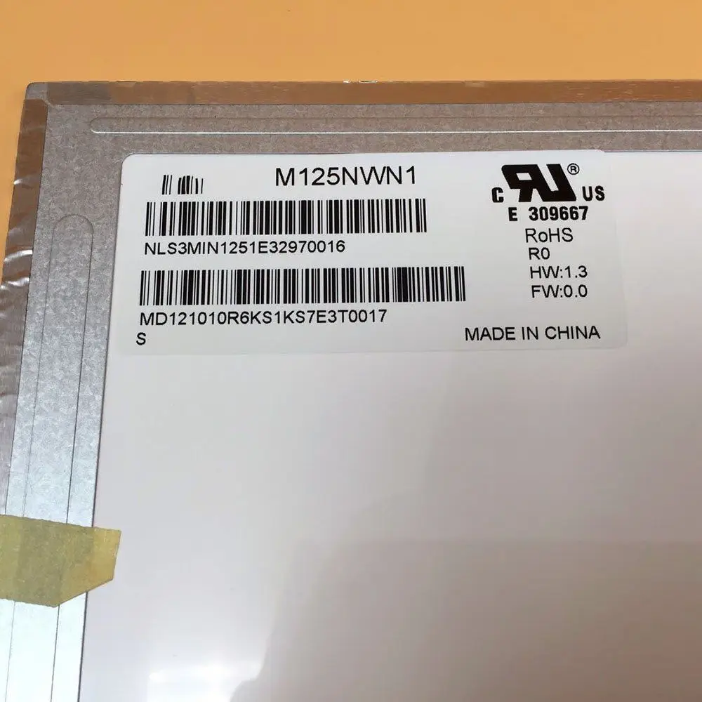 B125XTN01.0 подходит для Φ T1 M125NWN1 LP125WH2 SP 12 5 &quoteDP светодиодный ЖК дисплей класса B с