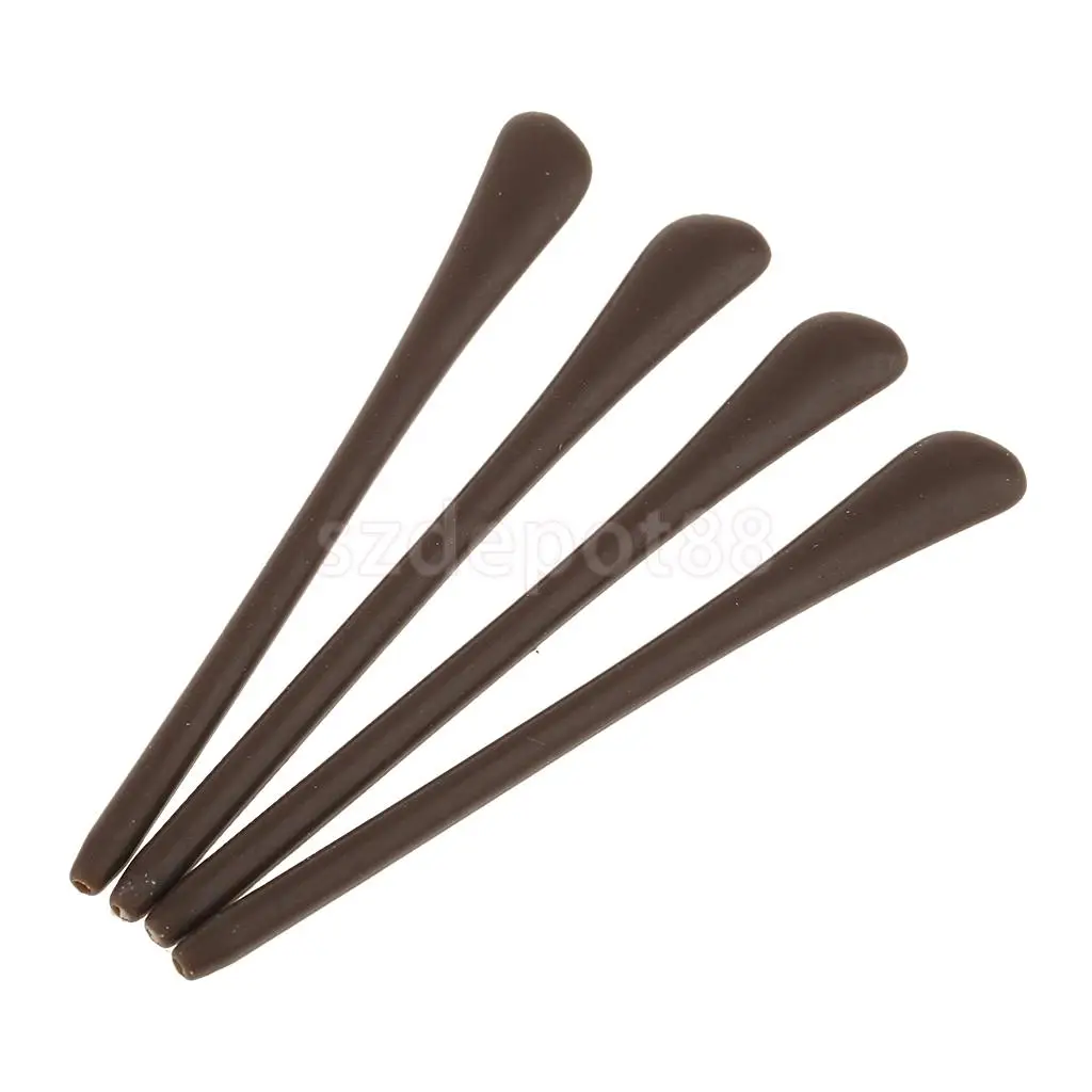 Brown 10 шт. силиконовые очки для очков очки концевые наконечники ушные носки Сменные трубы ремонт - Цвет: Brown