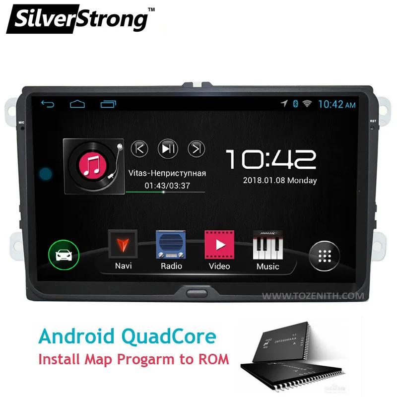 SilverStrong России наличии android автомобильный DVD для Volkswagen Passat B6 B7 радио Golf5 mk6 Navi V W поло