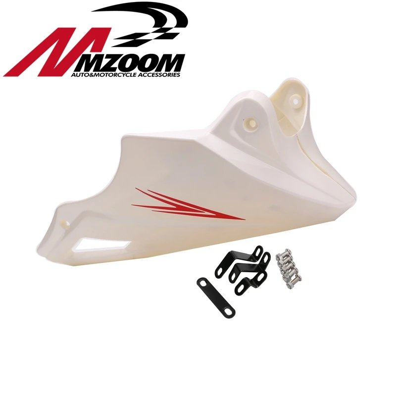 For Honda MSX 125 2013 2014 2015 Black Red Engine Protector Guard Cover Under Cowl Lowered Low Shrouds Fairing Belly Pan|belly pan|black engine