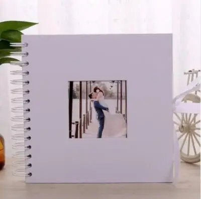 12inch DIY Фотоальбом День святого Валентина подарки свадебный фотоальбом Гостевая книга белая бумага юбилей путешествия памяти Скрапбукинг - Цвет: 12inch