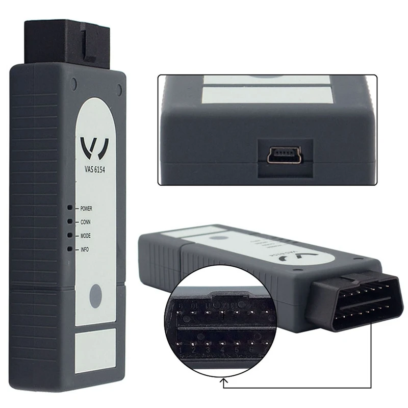 Best VAS 6154 4.4.1 ODIS V4.4.10 OKI Full Chip VAS6154 Wifi &amp Bluetooth For Audi/Skoda Better Than VAS5054 Support UDS Vag | Автомобили