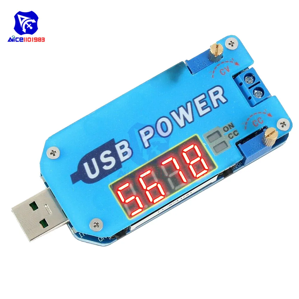 15 Вт регулируемый DC-DC CC CV USB 5 В до 3,3 В 9 в 12 В 24 в 30 в повышающий/понижающий источник питания повышающий понижающий преобразователь модуль с корпусом чехол