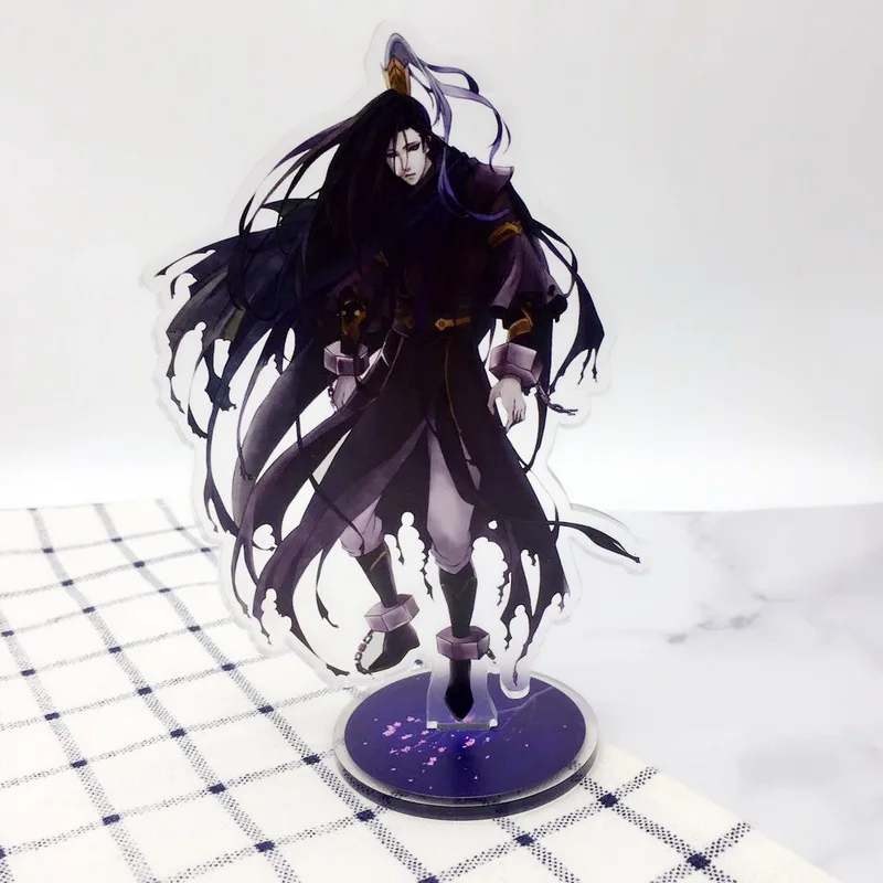 9 32 вида аниме Mo дао ЗУ Shi акрил рисунок на каждый день Wei WuXian Lan WangJi Коллекция подарков гроссмейстер демоническим Статуэтка Series1 - Цвет: 9