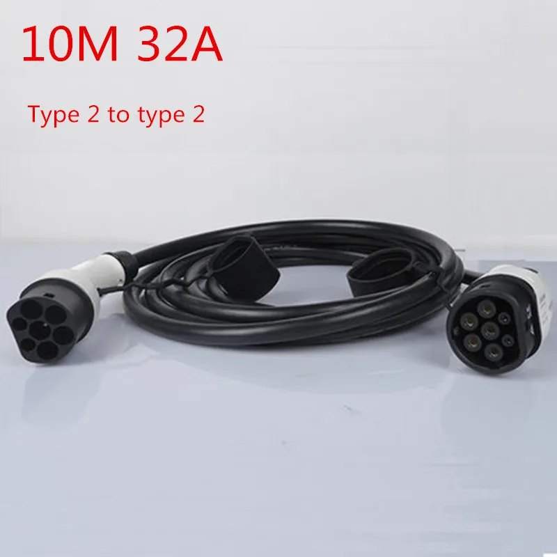 Кабель 10 м 32A IEC62196-2 Mennekes Тип 2 для типа EV разъем электромобиль зарядная станция Ev