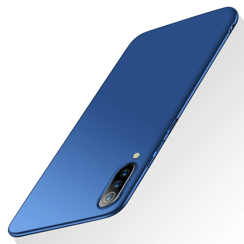 Blue Тонкий жесткий чехол из поликарбоната для xiaomi mi 9 se чехол Матовая Броня задняя крышка для xiaomi mi 9 глобальная версия mi 9 se mi 9se противоударный - Цвет: Blue