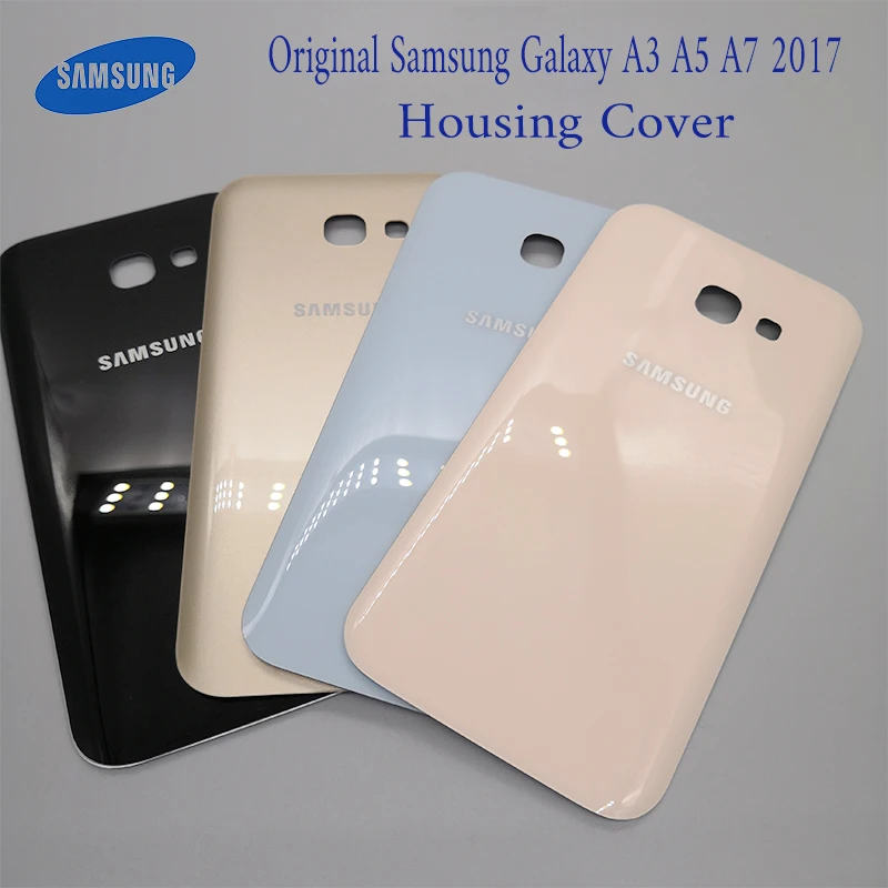 Samsung Galaxy A5 A7 оригинальная задняя батарея 3D стеклянная крышка корпуса для samsung A3 A720 A520 A320 замена крышки батареи