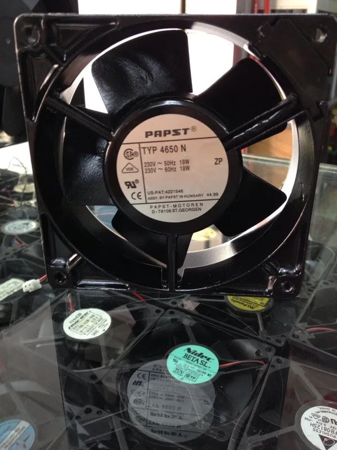 

Papst 12038 12cm full metal high temperature resistant 220v cooling fan typ4650n