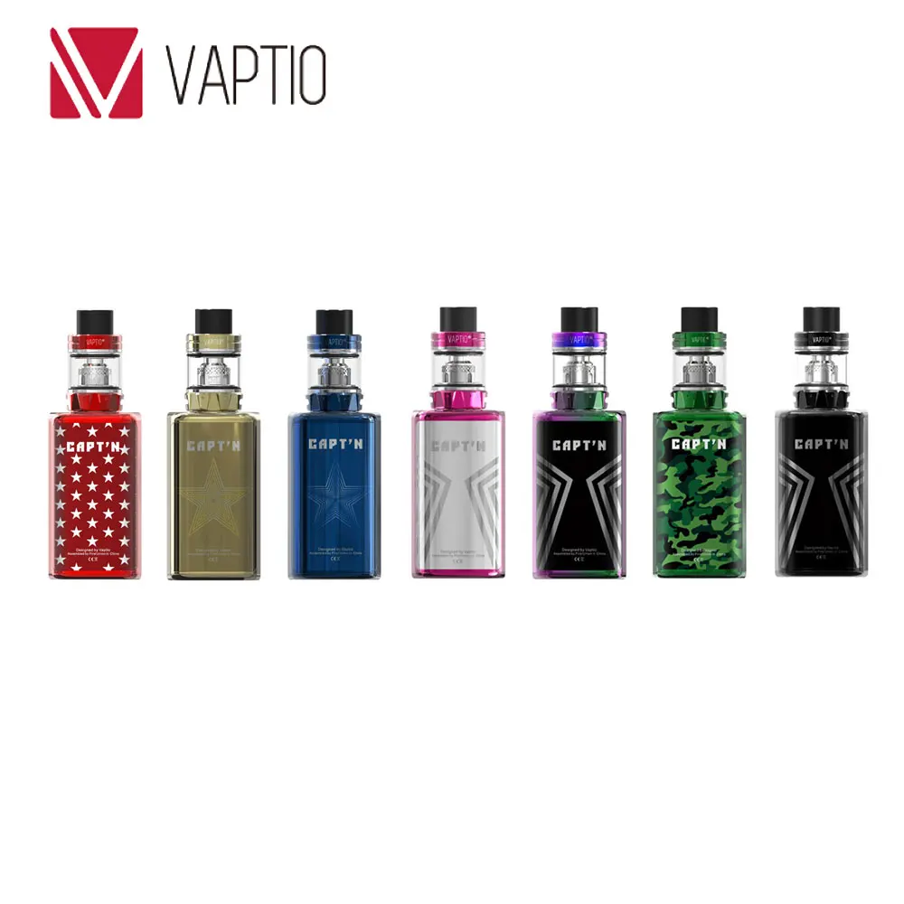 Набор Vaptio Captn TC 220 Вт с баком для парагоната 8 мл/2 мл и цветным 1 3-дюймовым tft экраном