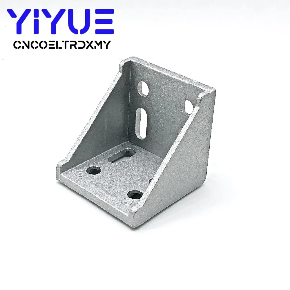 Фото 2pcs of 6060 Corner Fitting Angle 60x60 Decorative Brackets Aluminum Profile Accessories L Connector Fasten connector Обустройство 2pcs of 6060 Corner Fitting Angle 60x60 Decorative Brackets Aluminum Profile Accessories L Connector Fasten connector Обустройство