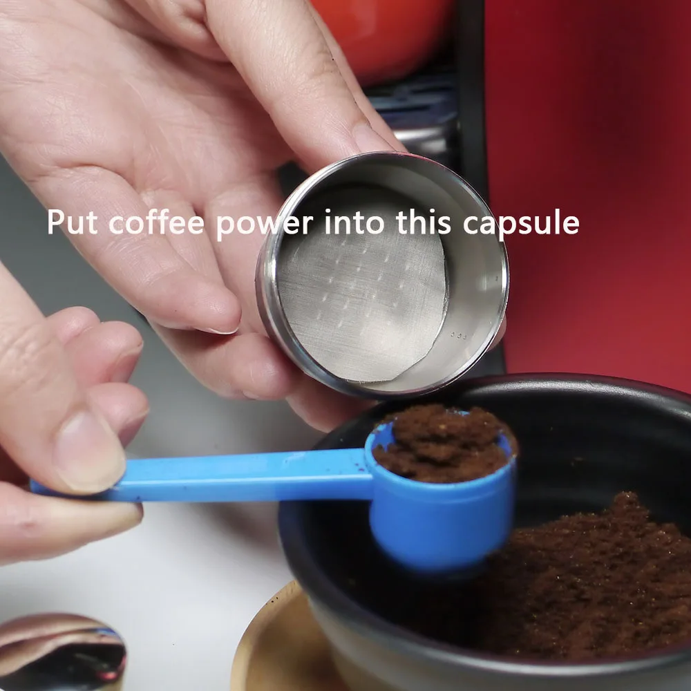 Из нержавеющей стали многоразового использования Nescafe dolcee Gusto капсулы многоразового использования dolcegusto металла капсулы использования 500 раз капсулы многоразового использования