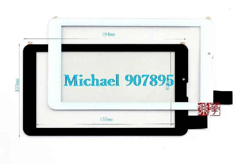 Цветная версия планшета E708 3G Сенсорная панель дигитайзер стекло сенсор замена