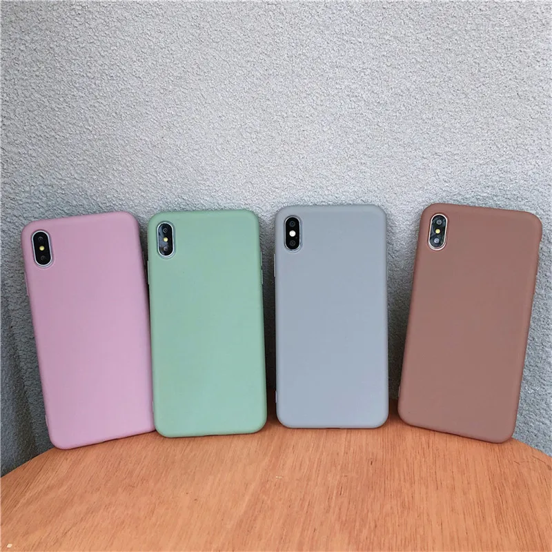 Для iPhone 6S 8 7 S Plus матовая задняя крышка Микки Минни Мягкий ТПУ чехол для iPhone X XS Max XR мультфильм чехол для телефона Capa