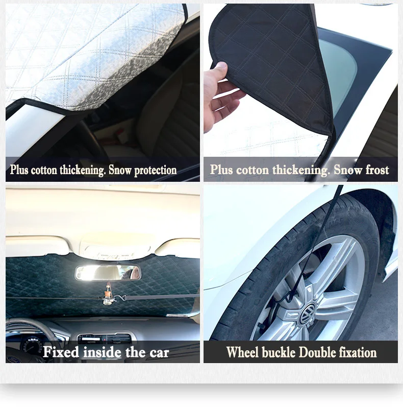 Winter windshield cover Windshield snow block. Anti-frost. Snow cover. cloth. Anti-dust. Dual summer and winter | Автомобили и