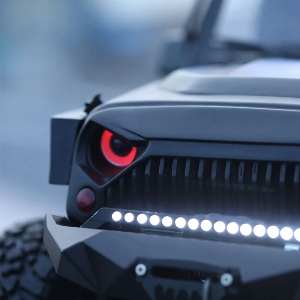 INJORA красный/синий светодиодный фонарь для 1/10 RC Рок Гусеничный осевой SCX10 D90 Jeep Wrangler Корпус Корпуса