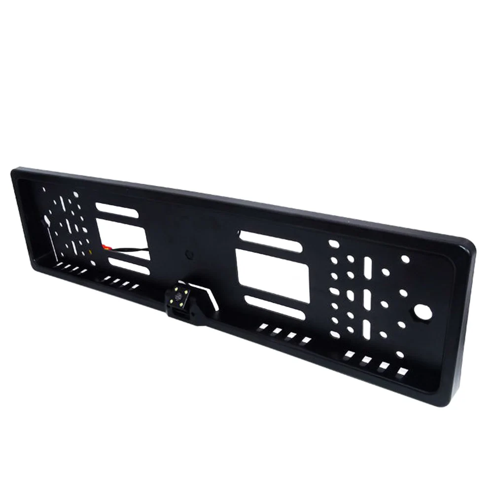 4 Светодиодная Автомобильная камера заднего вида рамка для номерного знака CCD IR