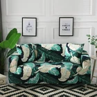Чехлы для дивана эластичные с принтом листьев для домашних животных