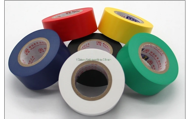 6 шт. изолента клейкая лента ПВХ 3 см шириной 18 м Длинные цветов | Обустройство дома