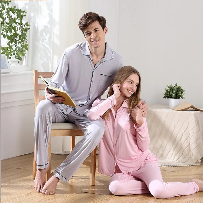 2018 Демисезонный новый бренд Домашняя одежда пары casualpajama устанавливает дамы