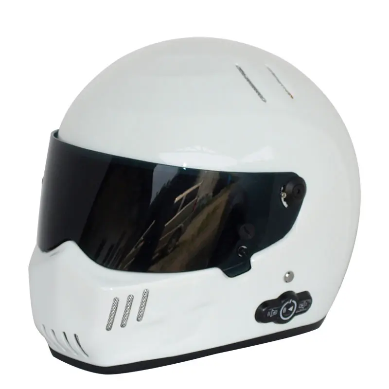 Мотоцикл Звездные войны Хищник шлем анфас ATV Motorcross череп гарнитура Bluetooth пузырь аварии шлем скутер горные каск