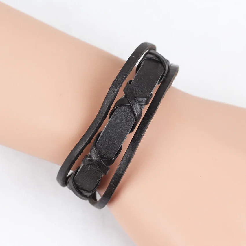 2016 New Popular Imitation Leather Weaving Bracelets&ampWomen's Jewelry | Украшения и аксессуары