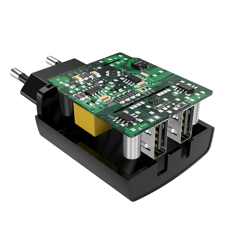 CHOETECH 24 W 4.8A двойное универсальное usb зарядное устройство для путешествий iPhone X 8 Plus