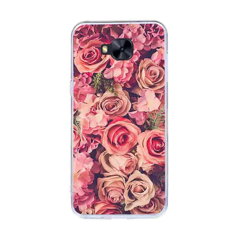 J&ampR Pattern Case For Asus ZenFone 4 Selfie Pro ZD552KL Cover Silicone Ultra Thin Soft TPU Transparent Cartoon Print Cases |