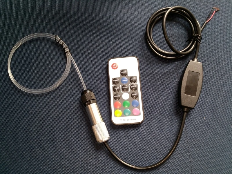 Супер яркий автомобильный волоконно оптический свет двигатель 3 Вт rgb источник