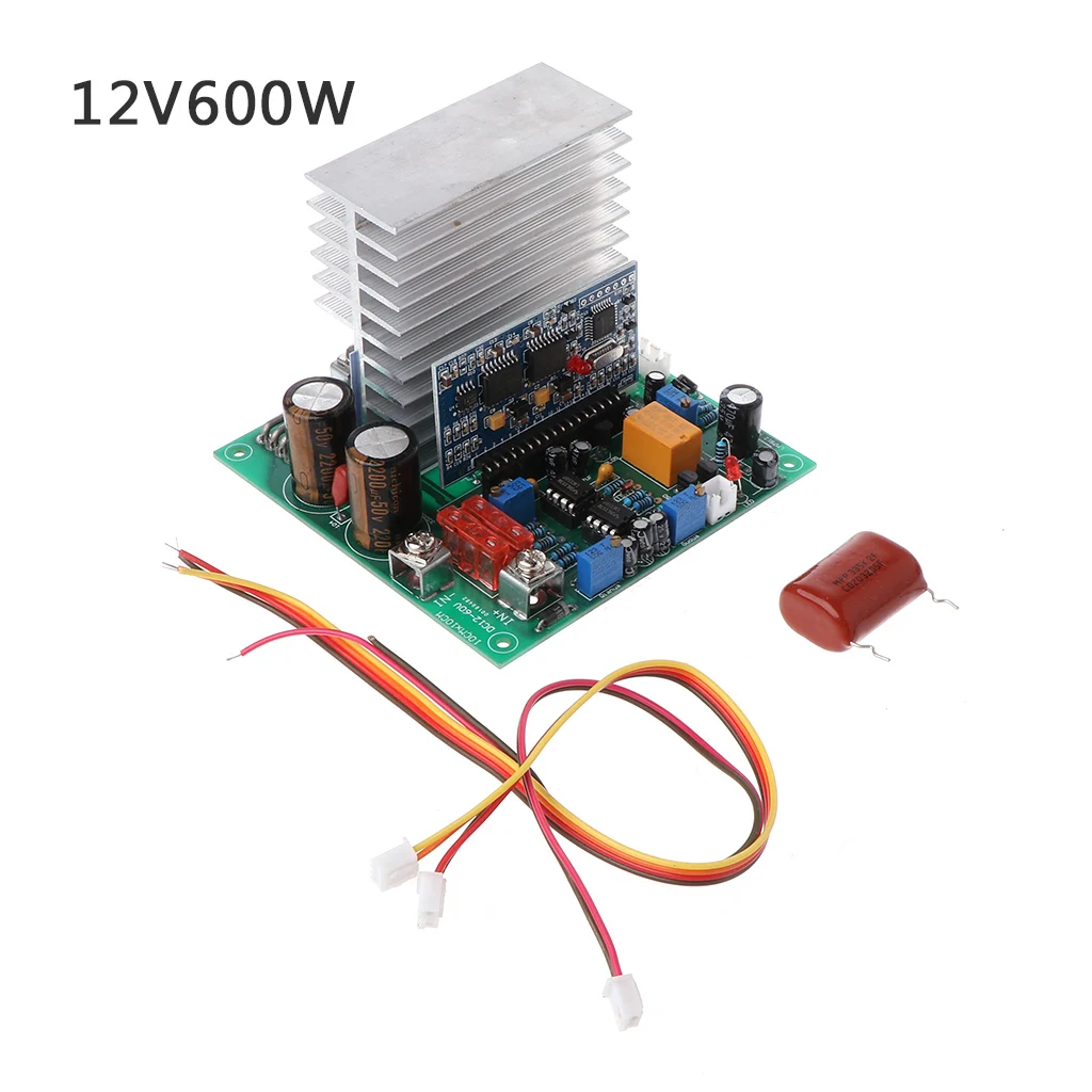 Инвертор с чистым синусом Мощность преобразователь частоты доска 12/24 V/48 V 600/1000/1800W готовой Панели для "сделай сам"