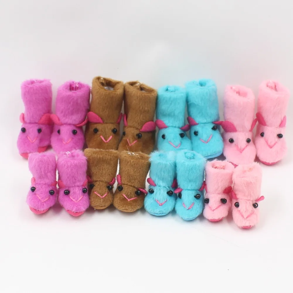 [Смешанный цвет упаковка распродажа] подходит для Icy BJD куклы Jecci Five 1/6 Blyth кукла с гибкими суставами и нормальным телом куклы зимние сапоги высокие